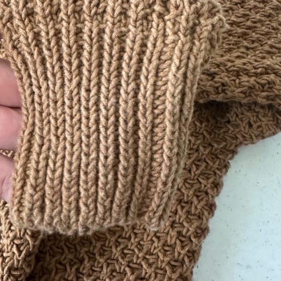 Madewell Knit V-neck Brown Sweater Womens Size Large - Picture 12 of 12